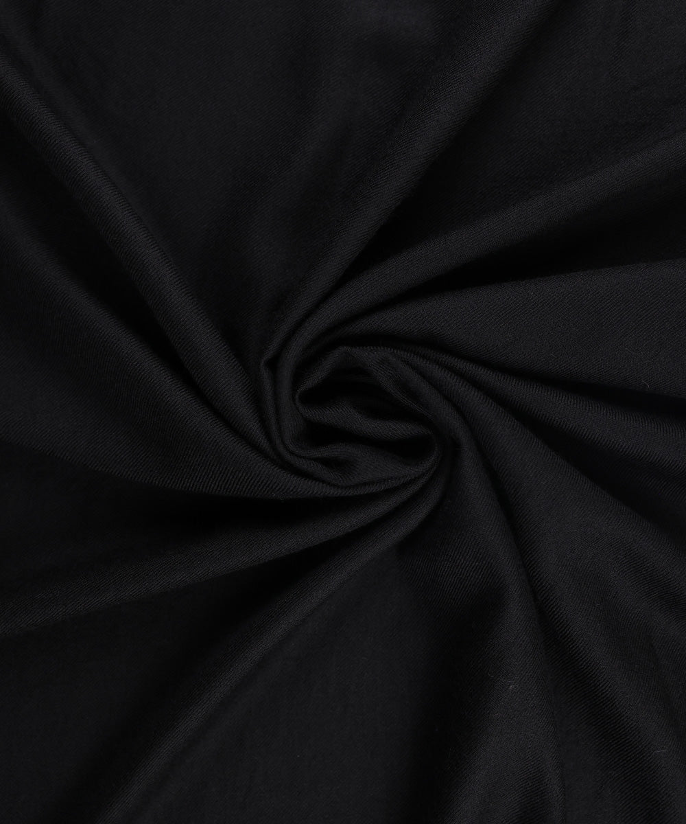 Men's Unstitched Black Premium Shawl Full Suit Fabric