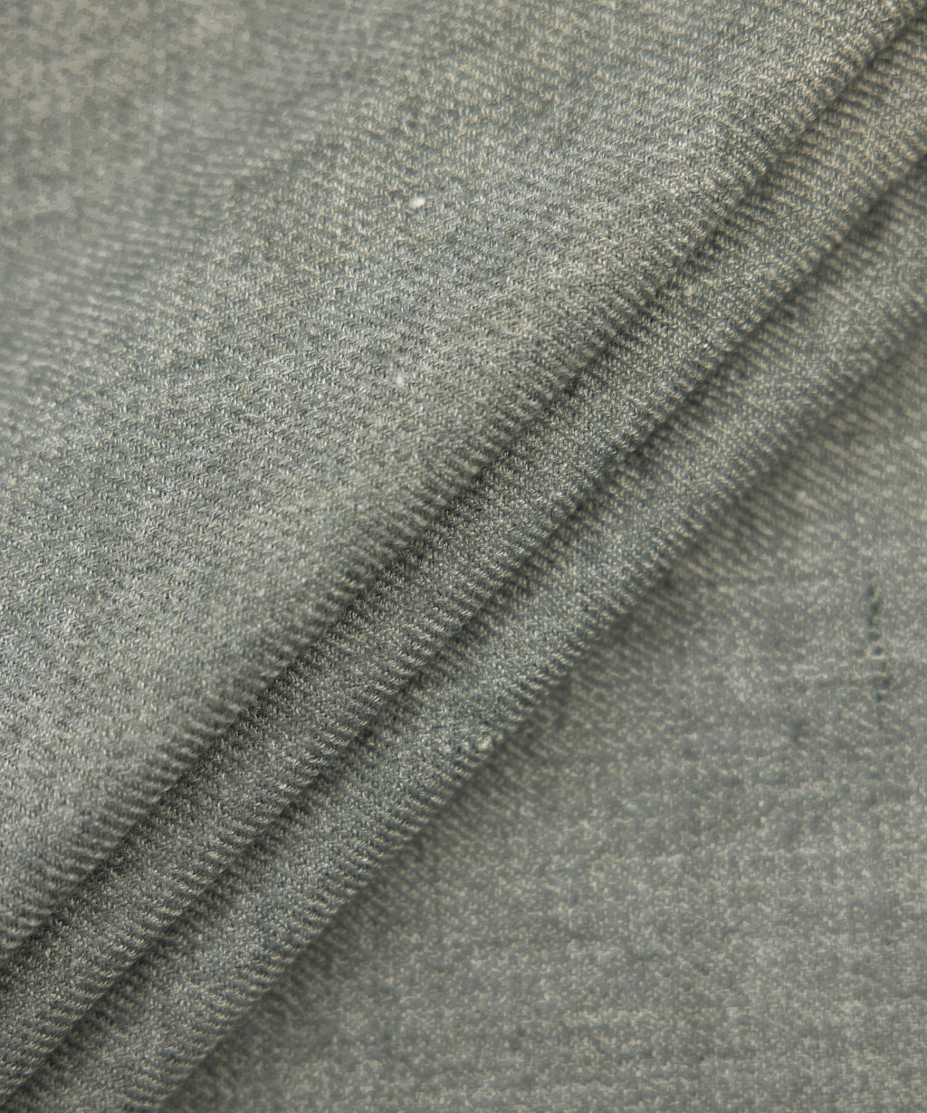 Men Unstitched Wool Blend Green Full Suit Fabric