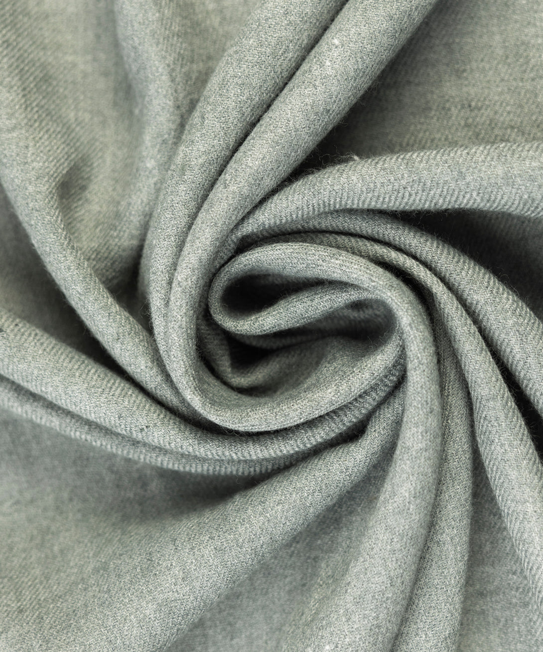 Men Unstitched Wool Blend Green Full Suit Fabric