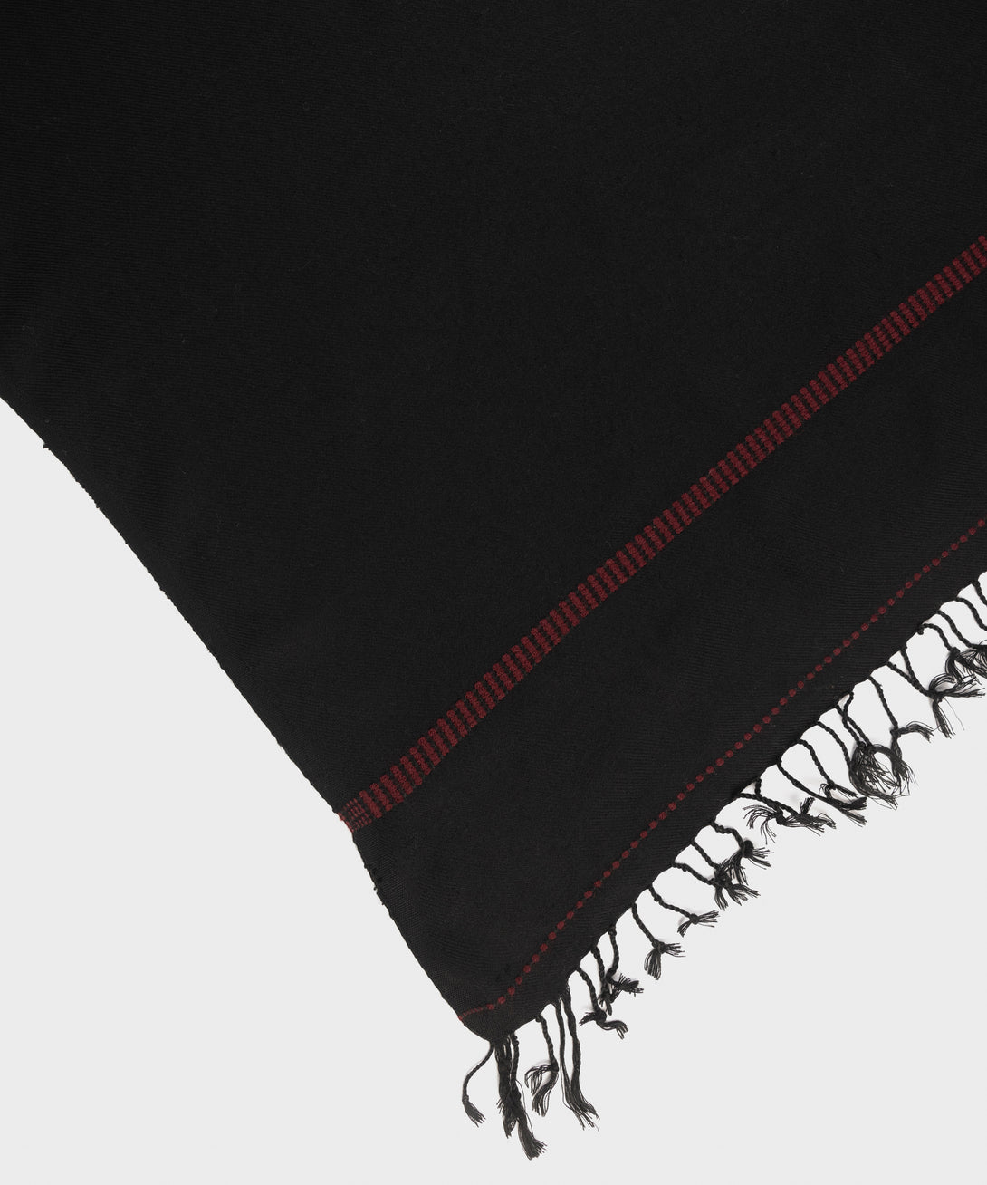 Men Unstitched Wool Blend Black Full Suit Fabric
