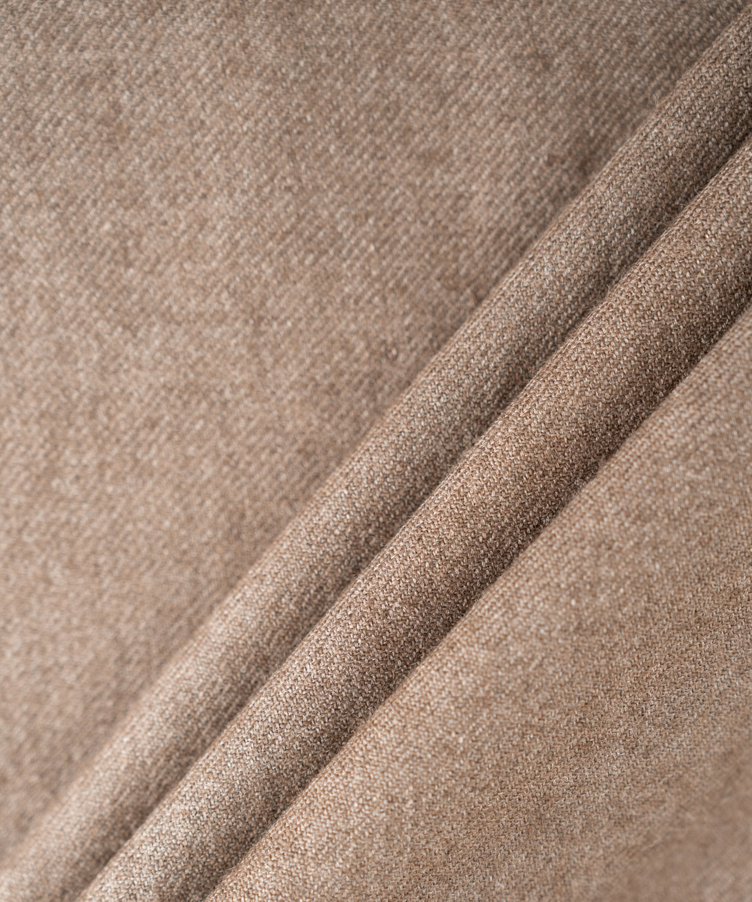 Men Unstitched Wool Blend Beige Full Suit Fabric