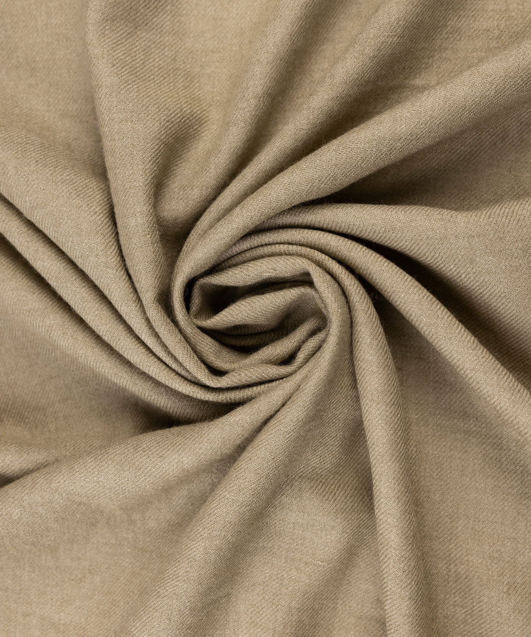 Men Unstitched Wool Blend Khaki Full Suit Fabric