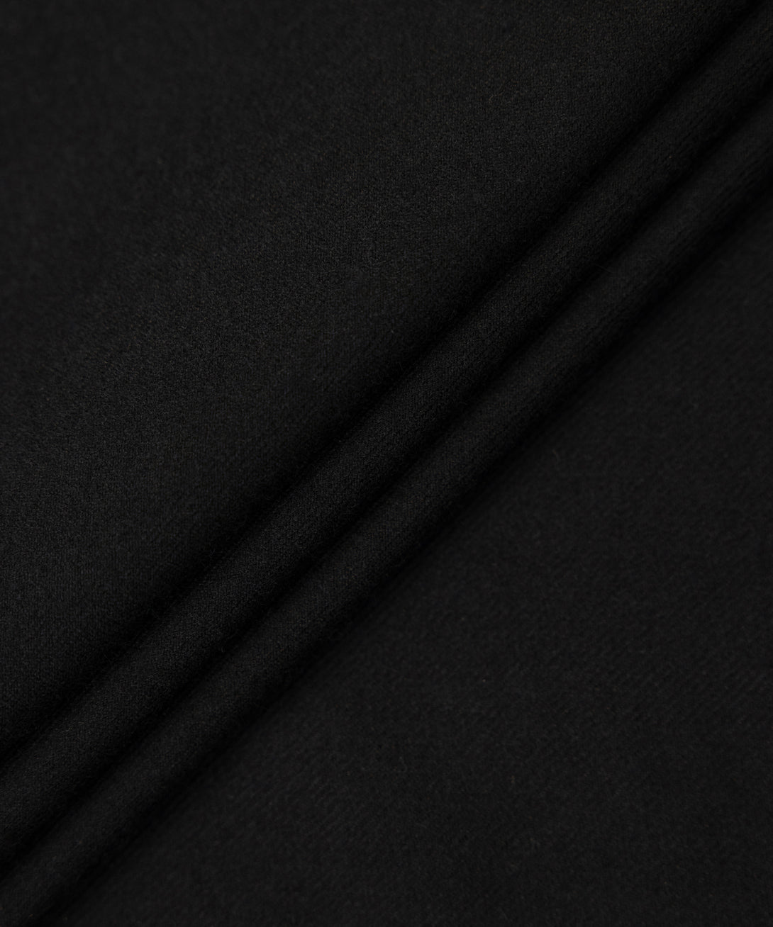 Men Unstitched Wool Blend Black Full Suit Fabric