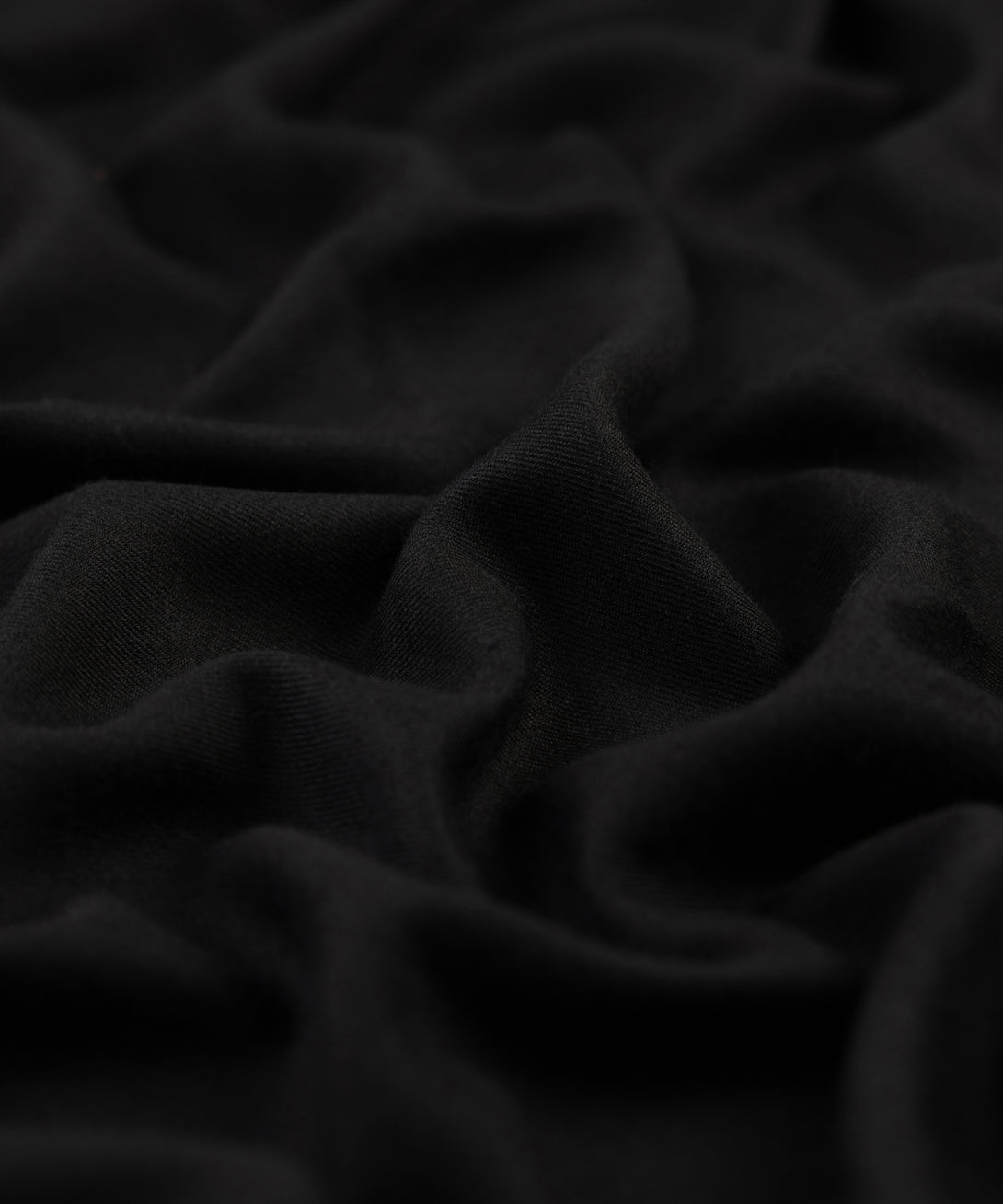 Men Unstitched Wool Blend Black Full Suit Fabric
