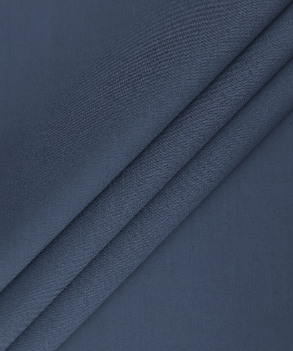 Men Unstitched Cotton Grey Full Suit Fabric