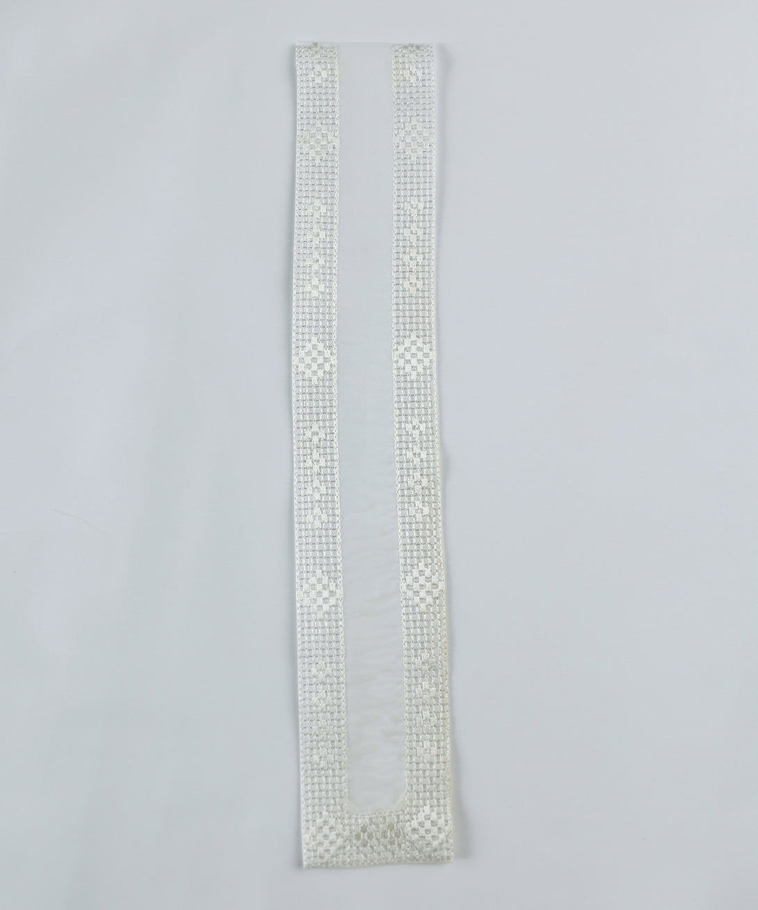 Men Unstitched Cotton White Full Suit Fabric