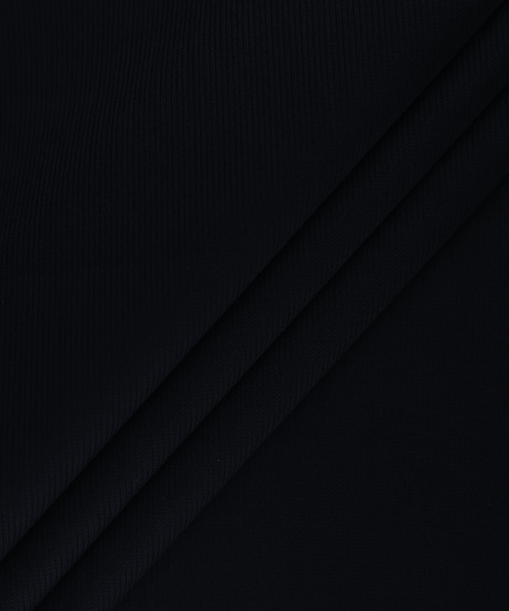 Men Unstitched Cotton Black Full Suit Fabric