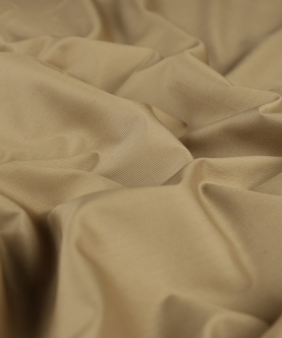 Men Unstitched Cotton Brown Full Suit Fabric