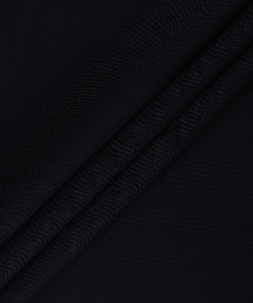 Men Unstitched Viscose Black Full Suit Fabric 