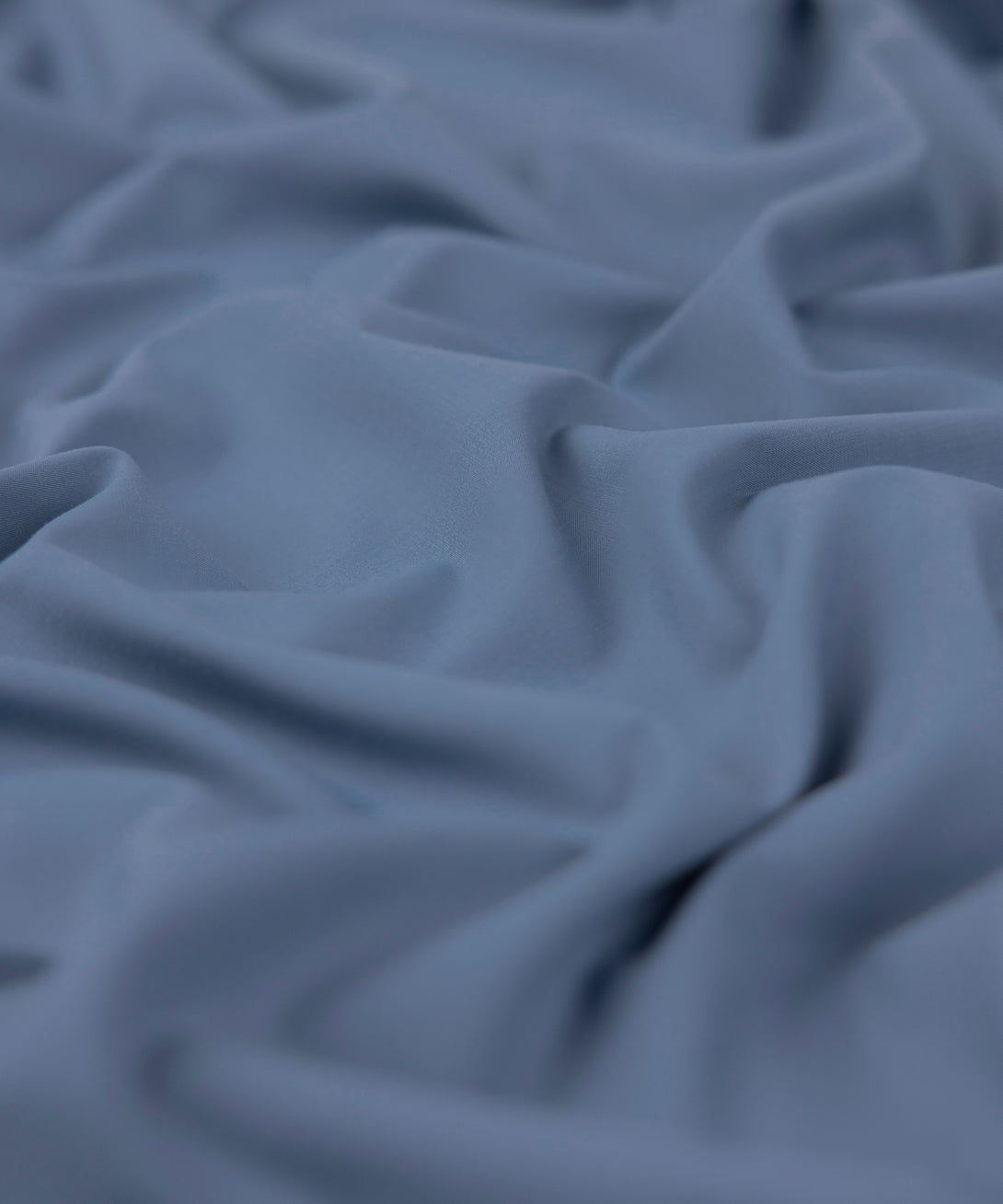 Men Unstitched Blended Blue Full Suit Fabric