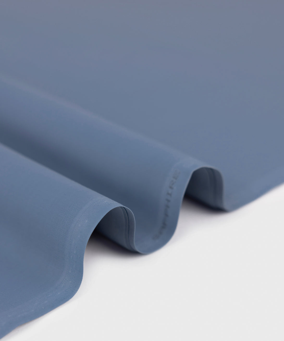 Men Unstitched Blended Blue Full Suit Fabric