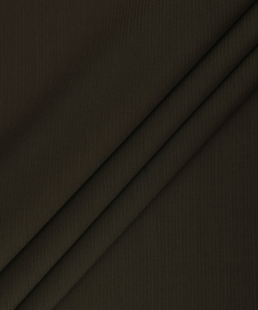 Men Unstitched Viscose Rust Full Suit Fabric 