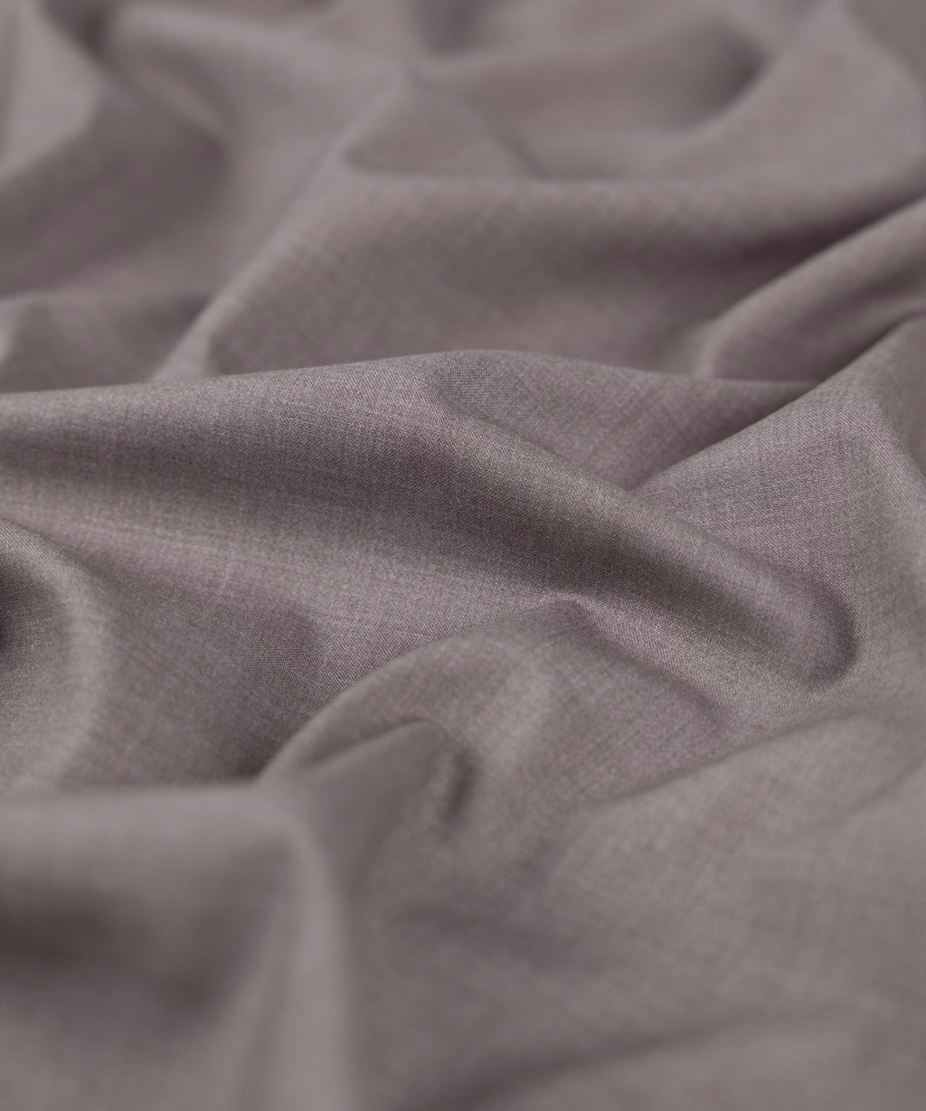 Men Unstitched Blended Mauve Full Suit Fabric