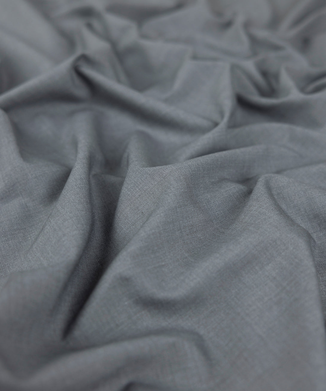 Men Unstitched Blended Grey Full Suit Fabric