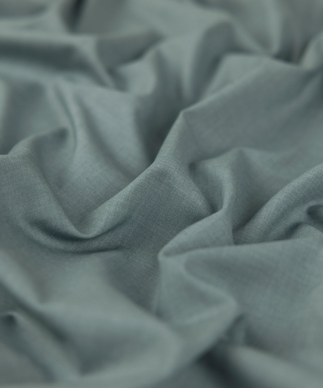 Men Unstitched Blended Green Full Suit Fabric