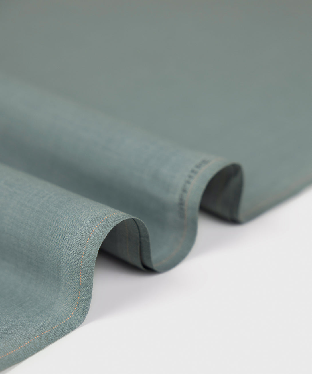 Men Unstitched Blended Green Full Suit Fabric