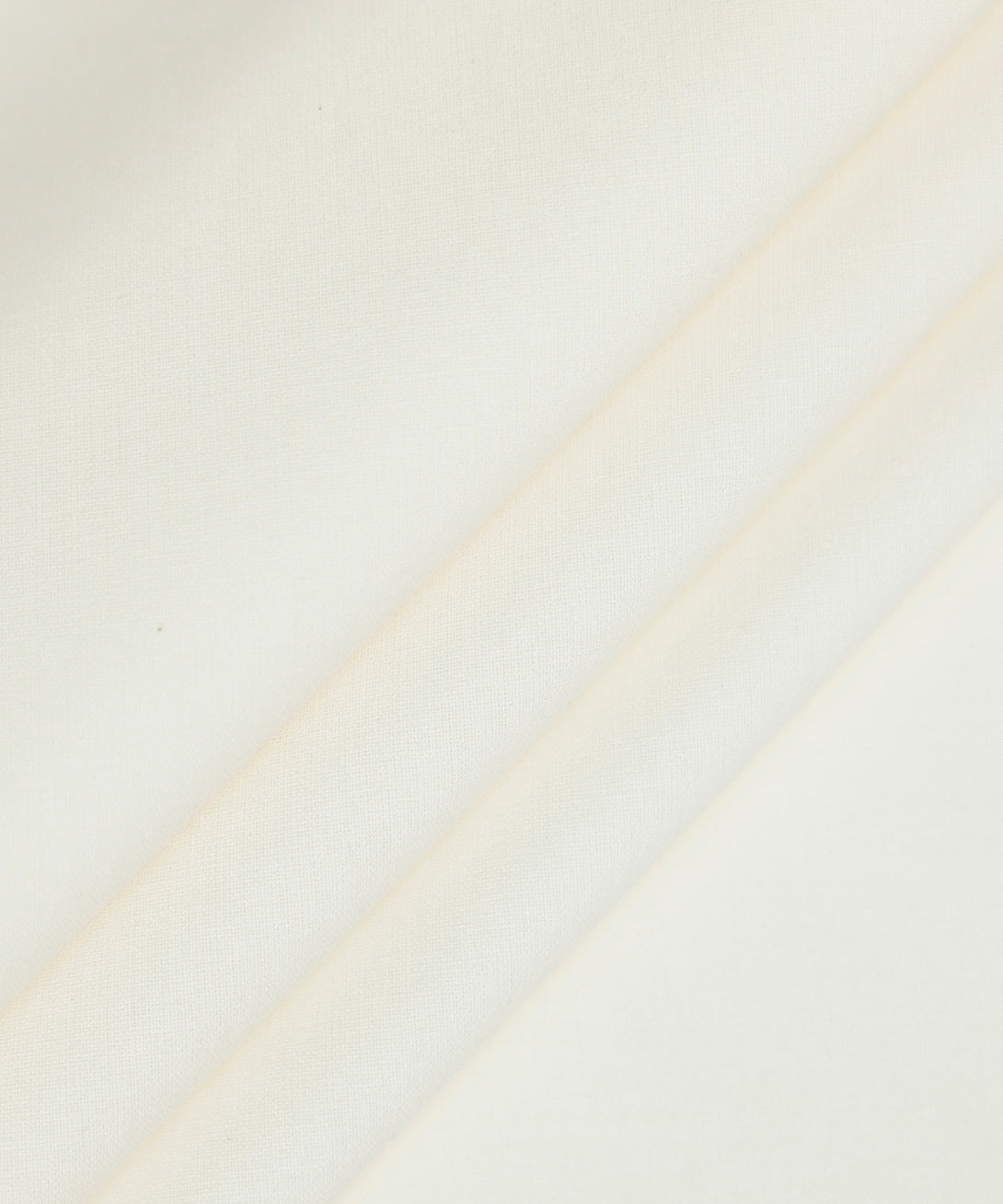 Men Unstitched Blended Off-White Full Suit Fabric
