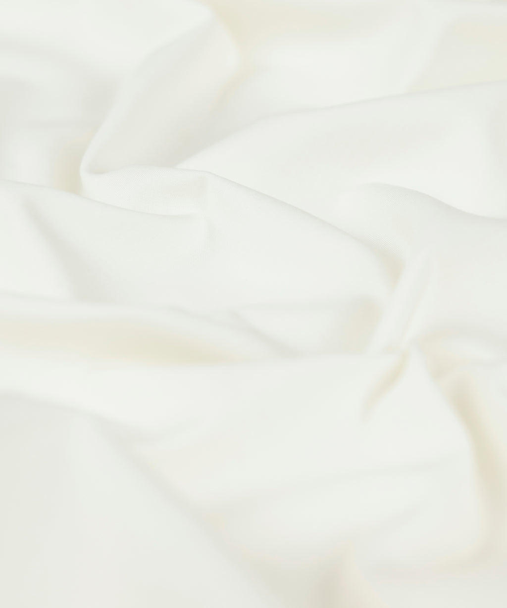 Men Unstitched Blended Off-White Full Suit Fabric