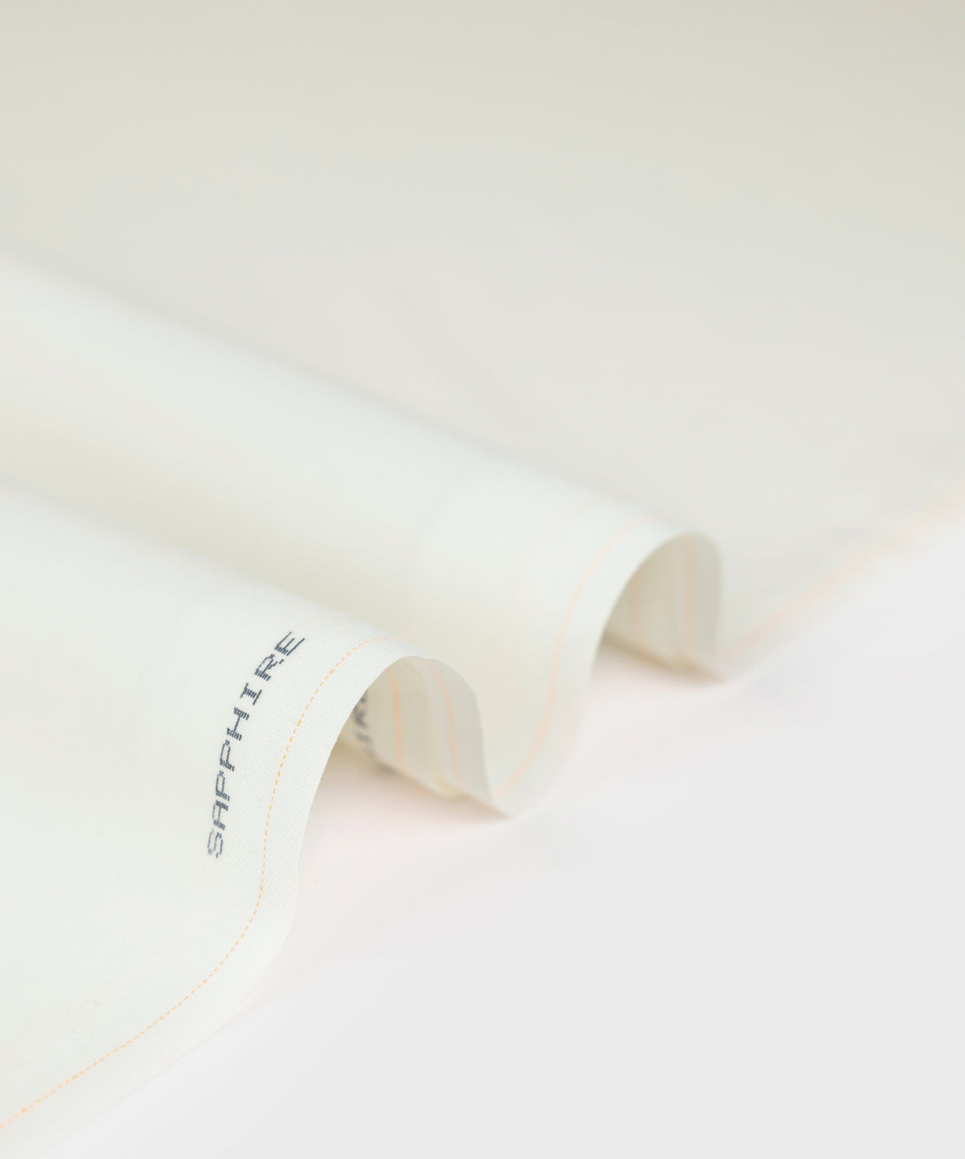 Men Unstitched Blended Off-White Full Suit Fabric