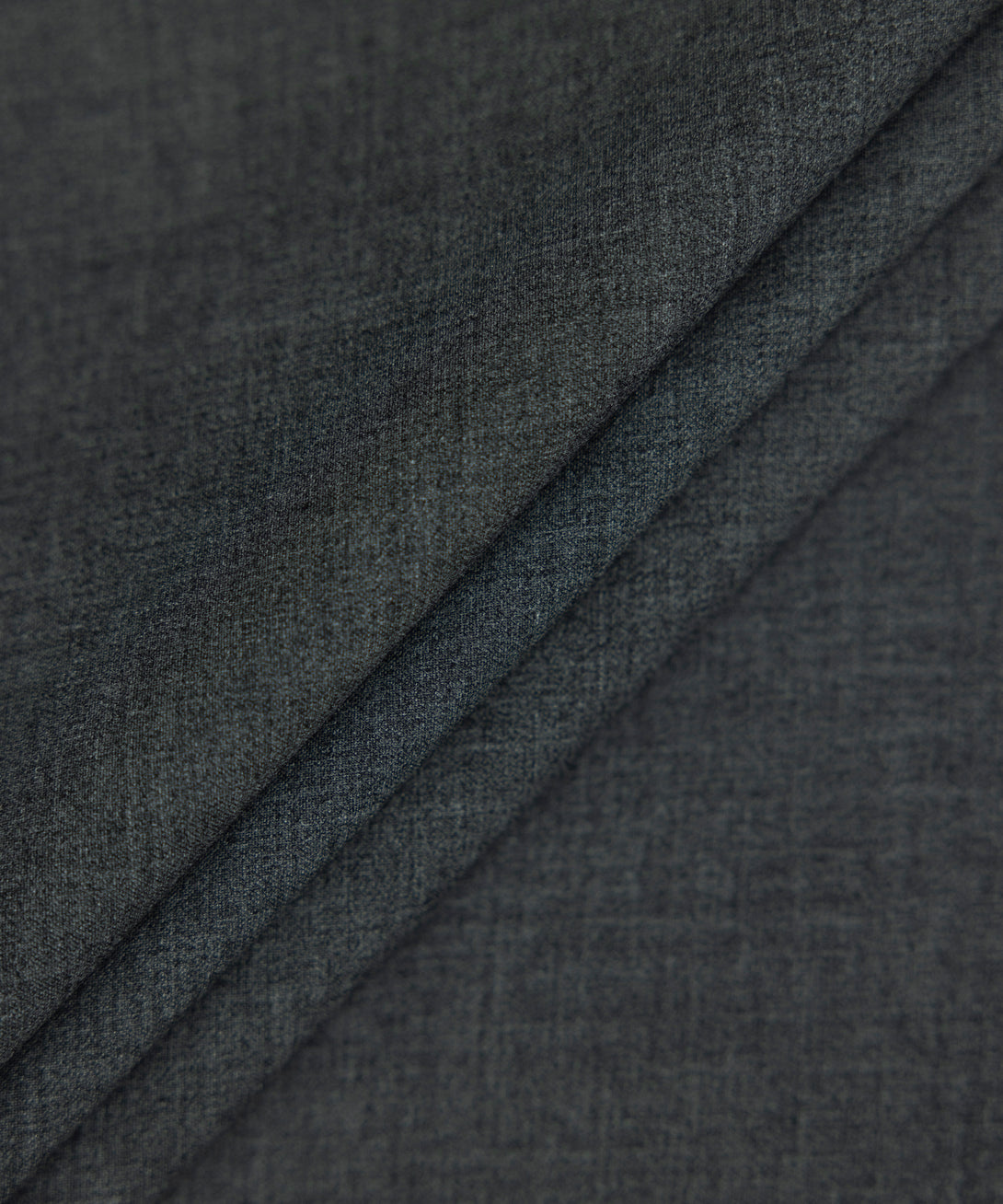 Men Unstitched Blended Charcoal Full Suit Fabric