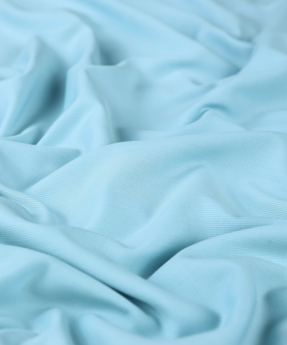 Men Unstitched Viscose Sky Blue Full Suit Fabric 