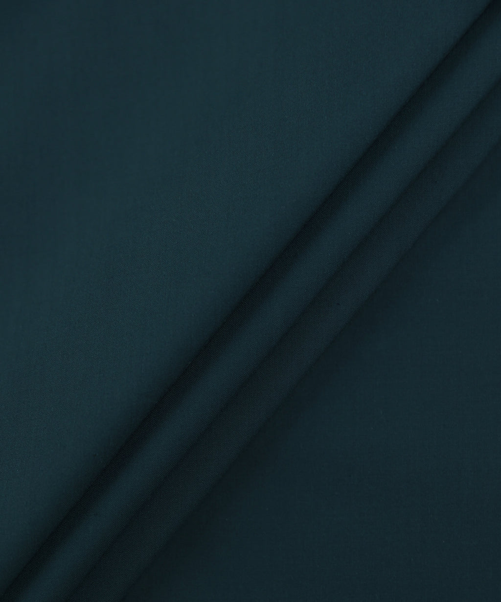 Men Unstitched Viscose Teal Full Suit Fabric