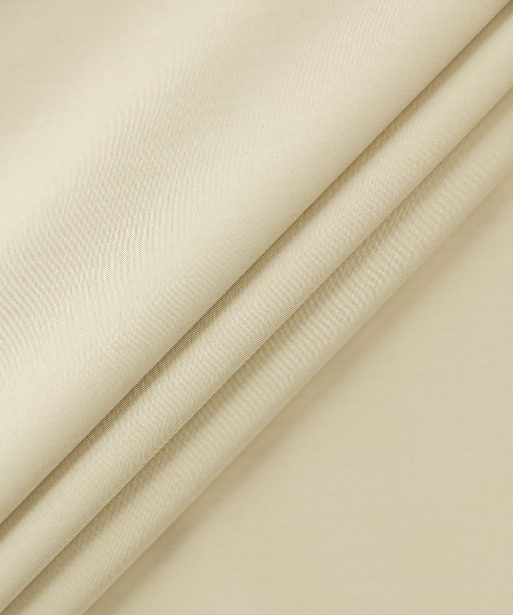 Men Unstitched Viscose Off-White Full Suit Fabric