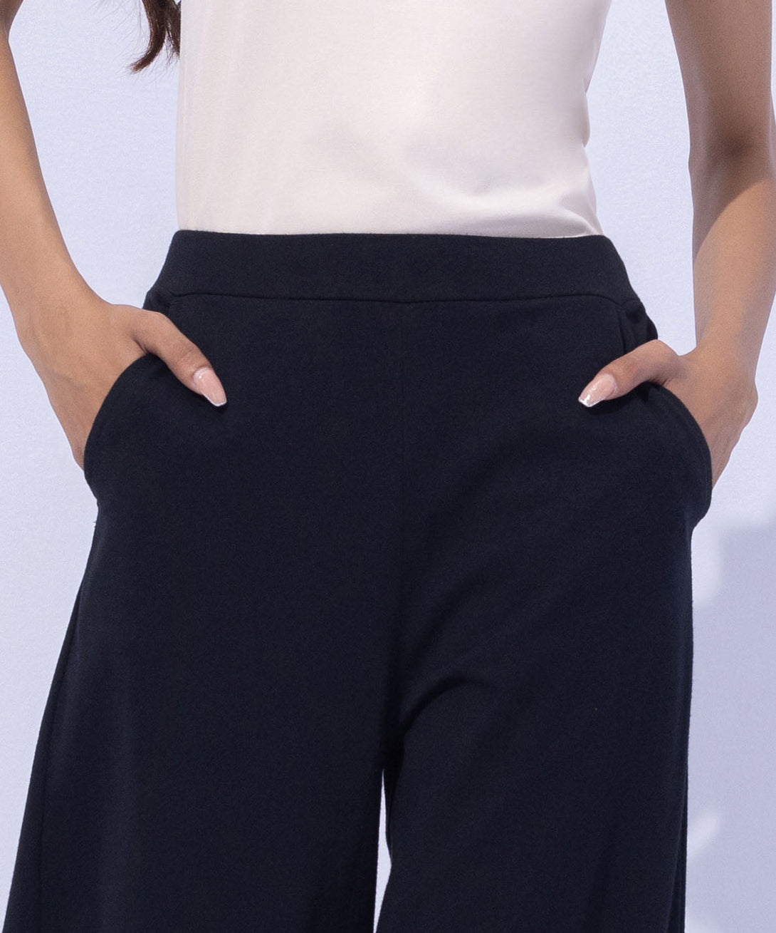 Women's Western Wear Black Culottes