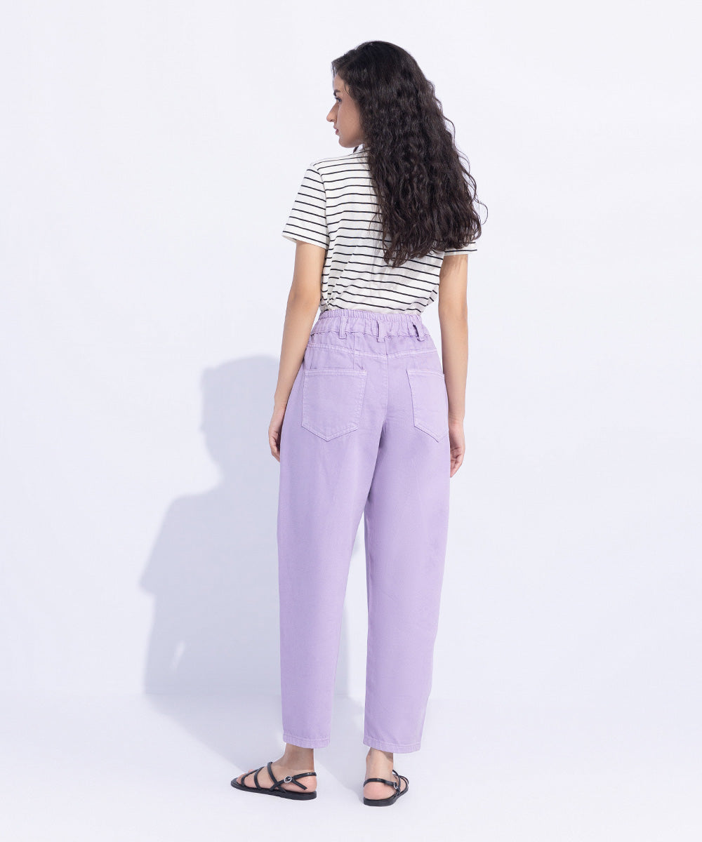 Women's Western Wear Purple Trousers