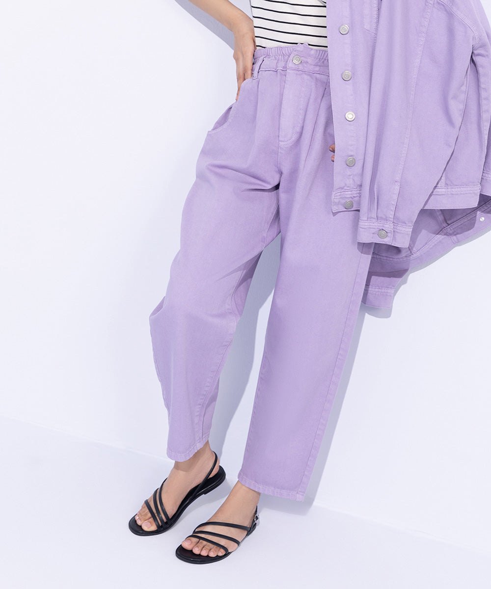 Women's Western Wear Purple Trousers