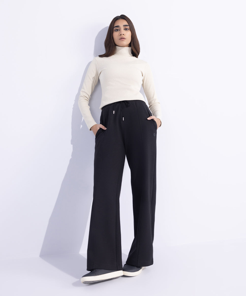 Women's Western Wear Black Trousers