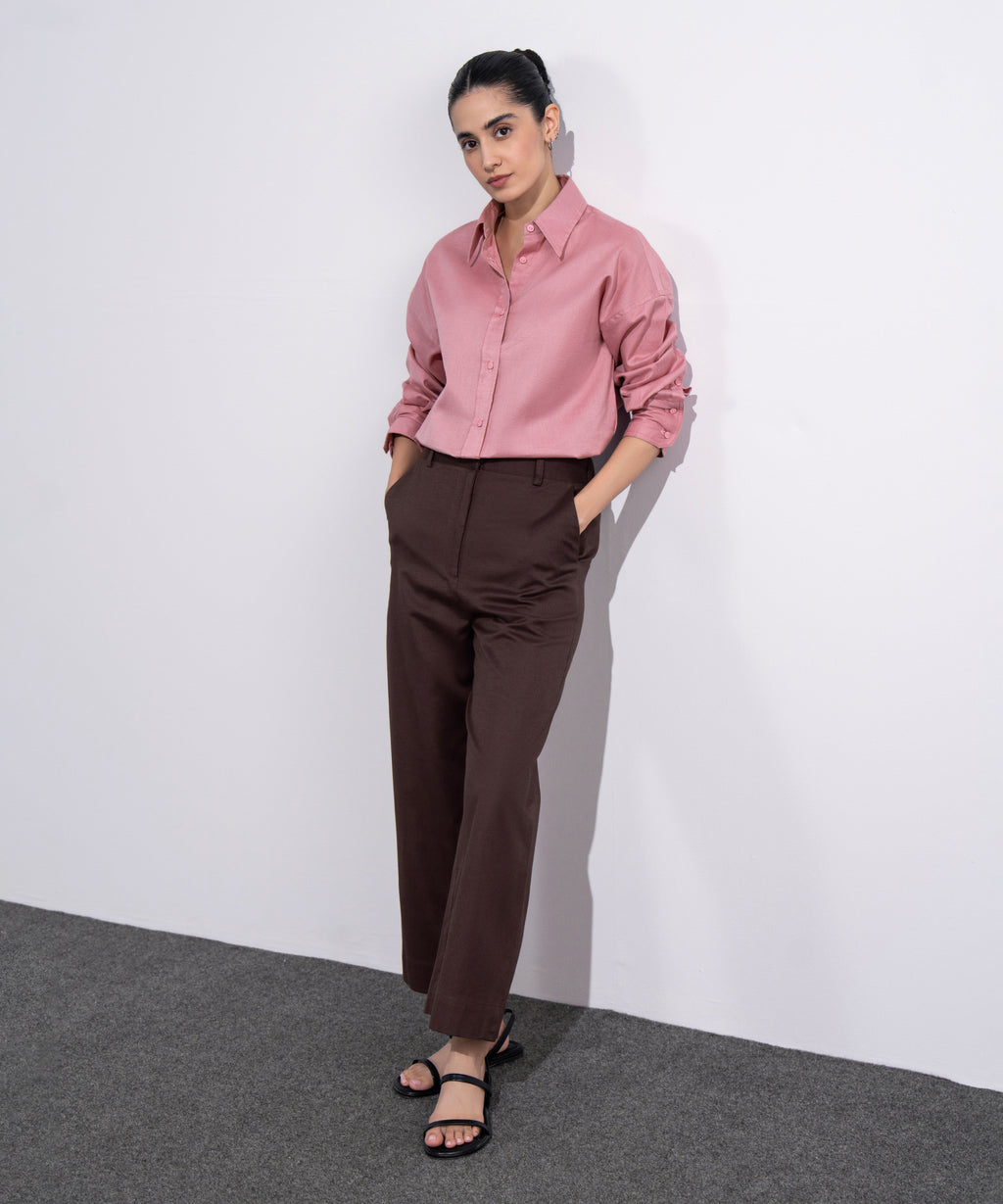 Linen Blend Trousers