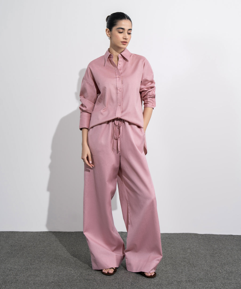 Linen Blend Trousers