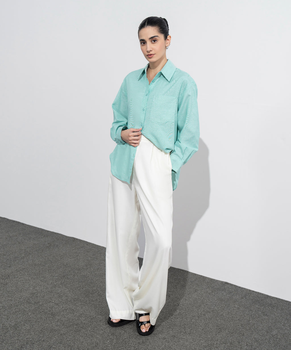 Tailored Pleated Pants