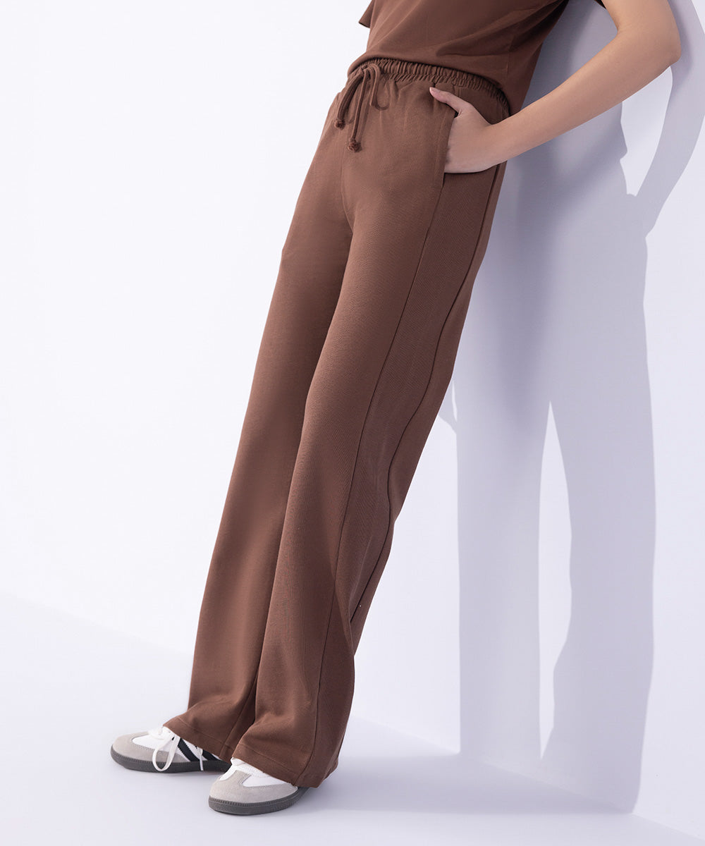 Women's Western Wear Brown Trousers