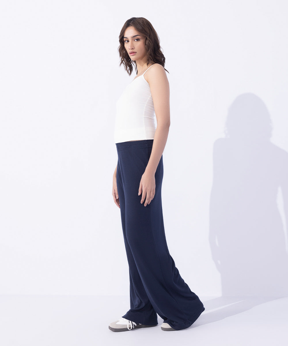 Women's Western Wear Blue Culottes