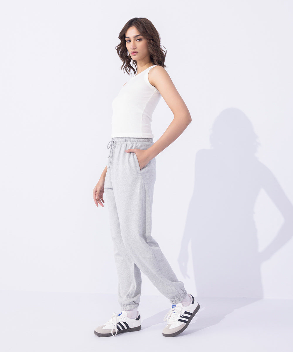 Women's Western Wear Grey Jogger Pants