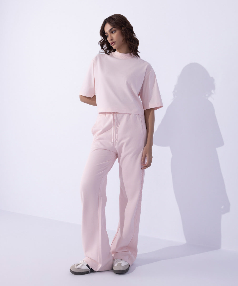 Women's Western Wear Pink Trousers