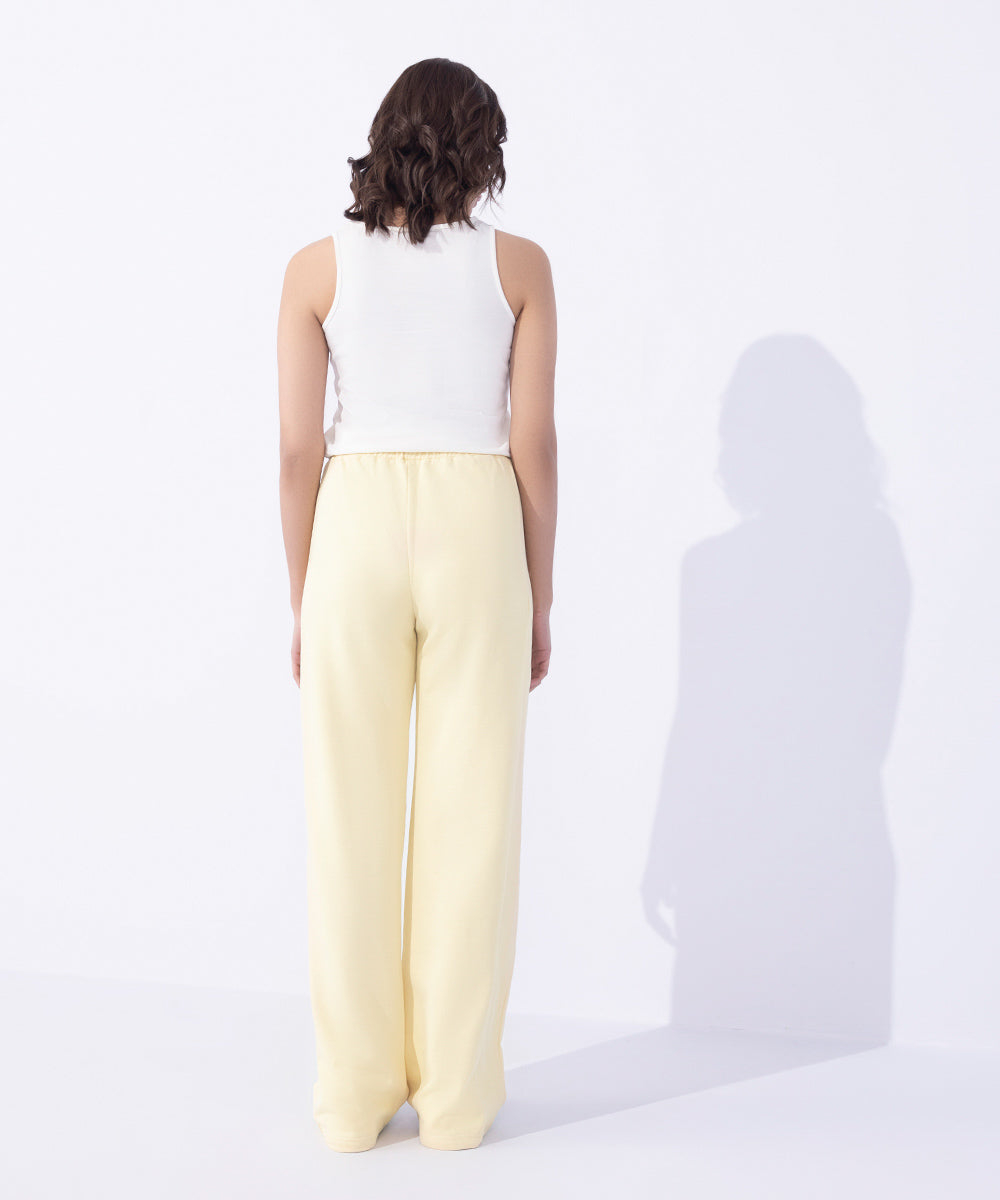 Women's Western Wear Yellow Trousers