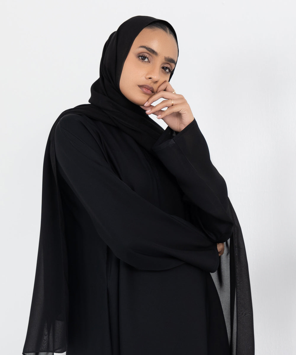 Black Breathable Hijab