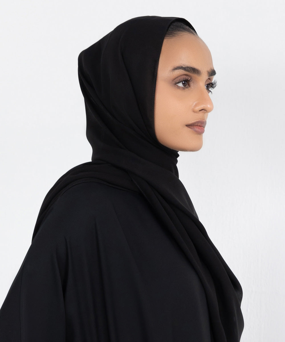 Black Breathable Hijab