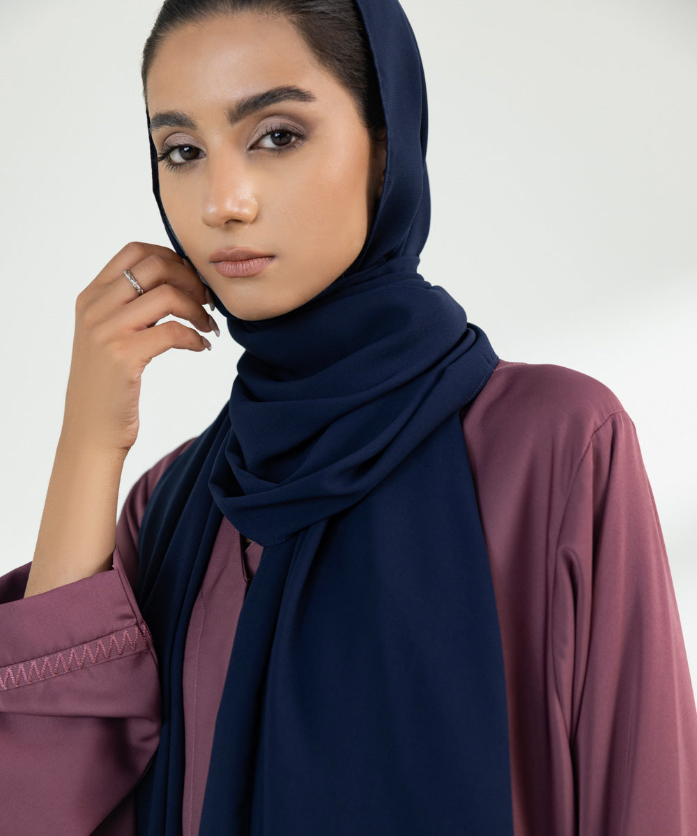 Women's Navy Blue Hijaab