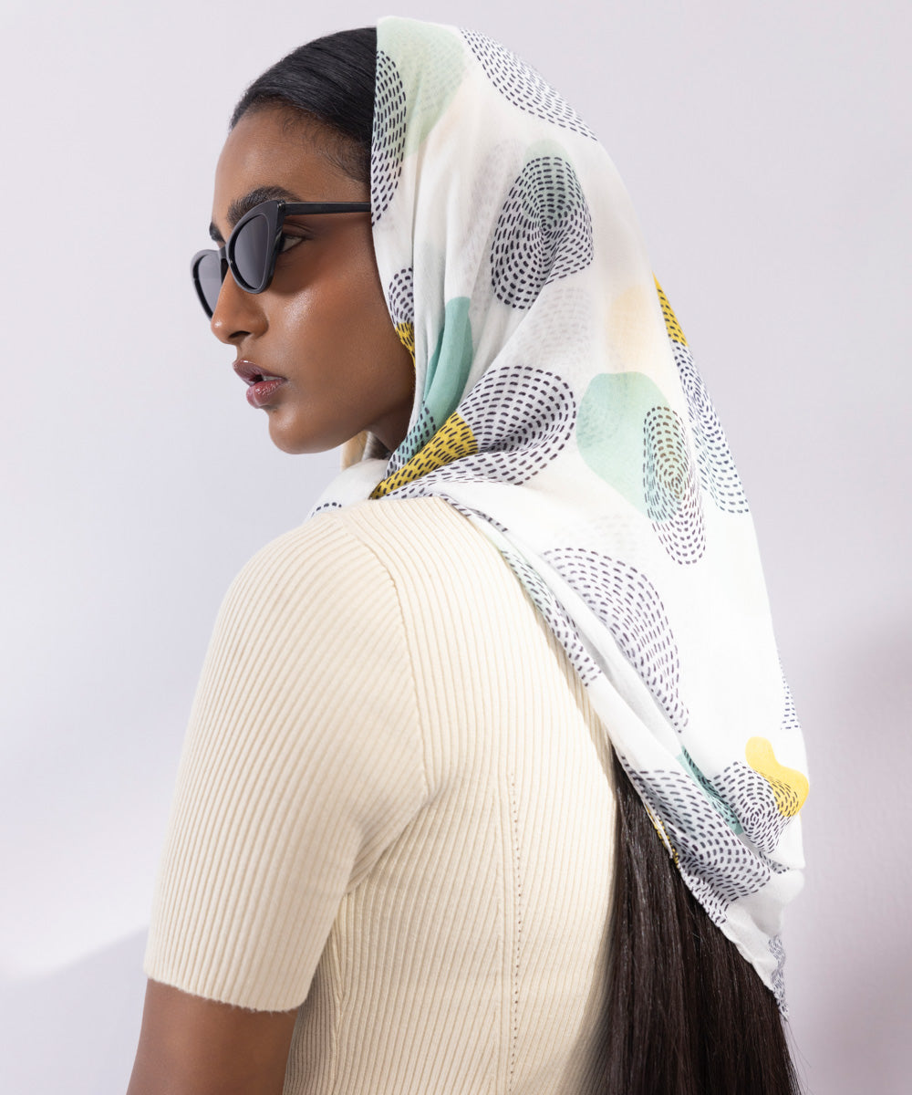 Women's Multi Lightweight Printed Scarf