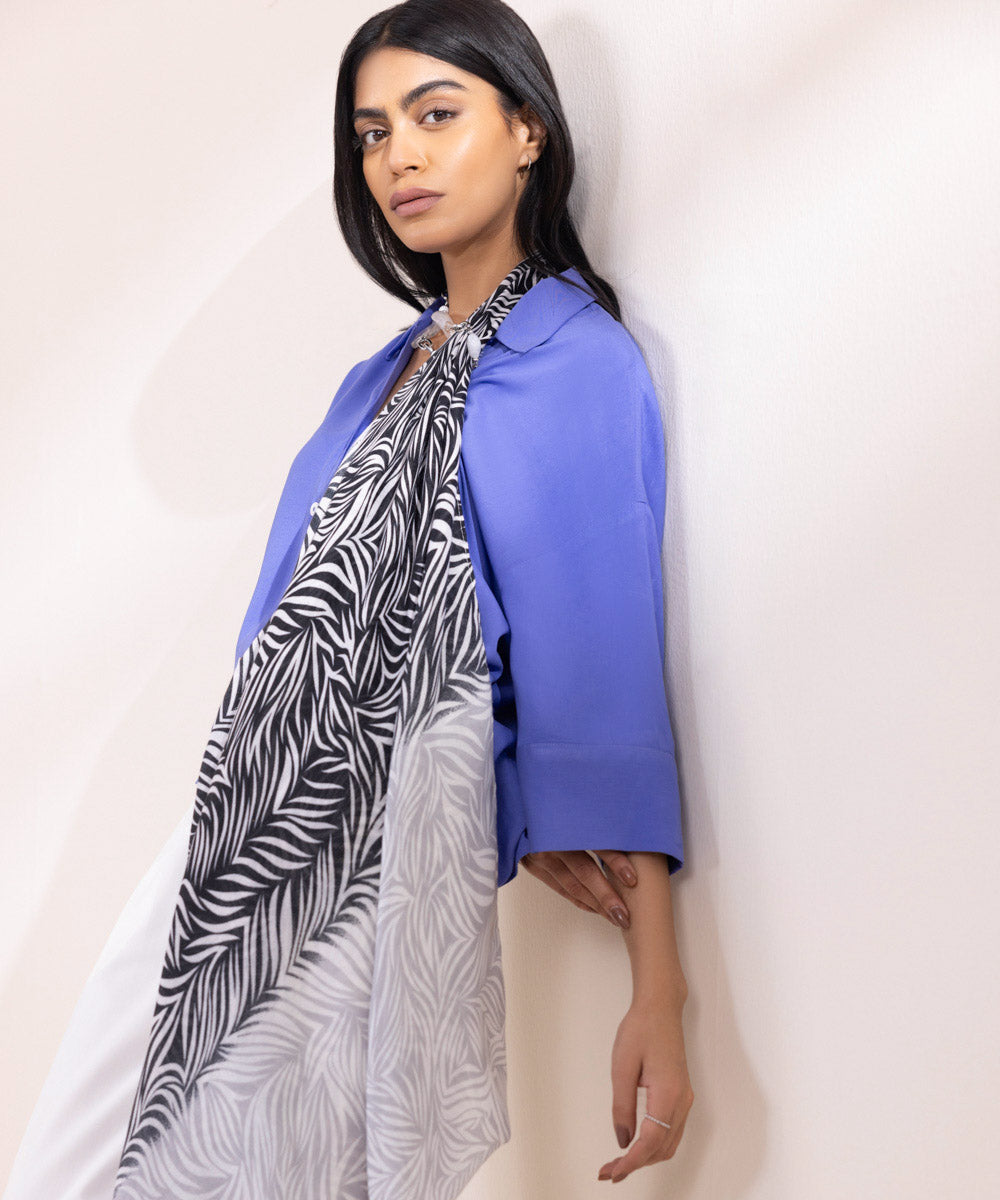 Women's Lightweight Printed Multi Polyester Scarf