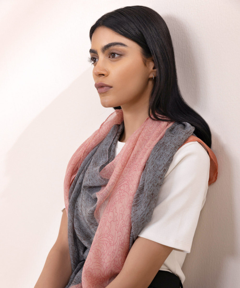 Women's Lightweight Printed Multi Polyester Scarf