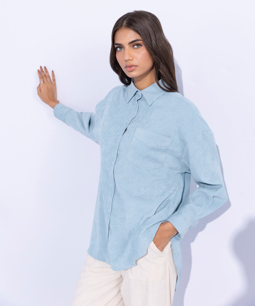 Corduroy Oversized Shirt