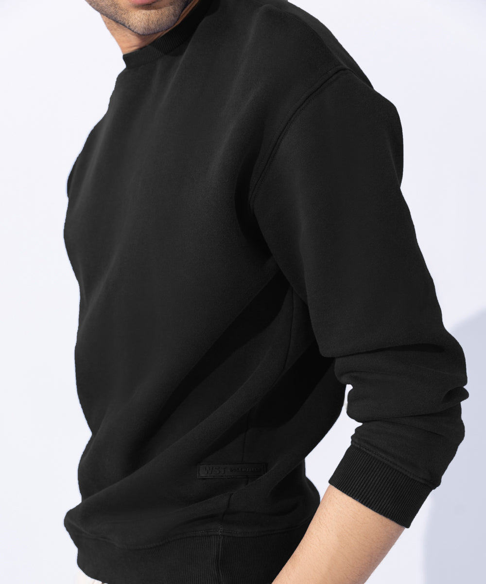 Western Wear Black Sweatshirt