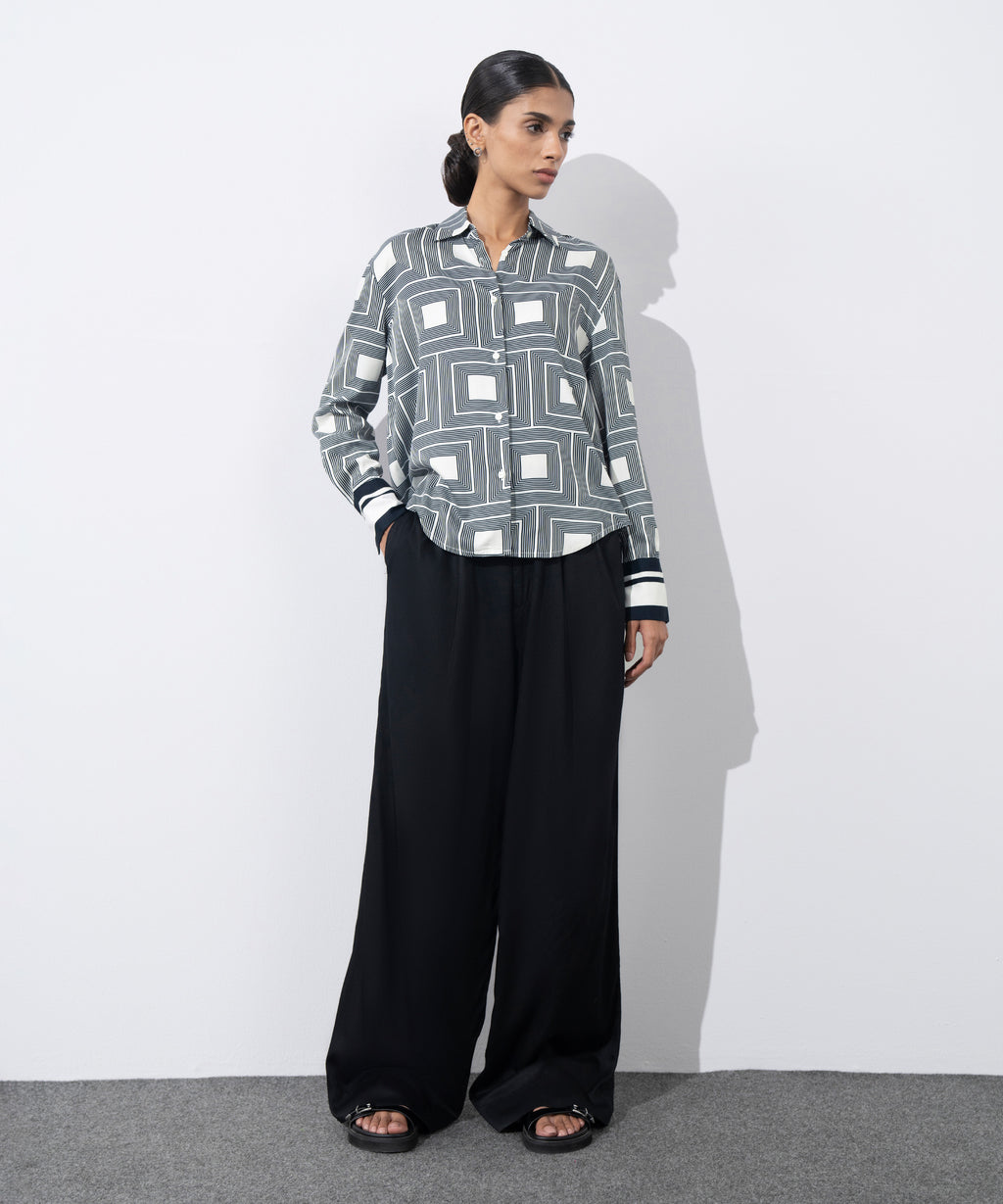Printed Regular-Fit Shirt