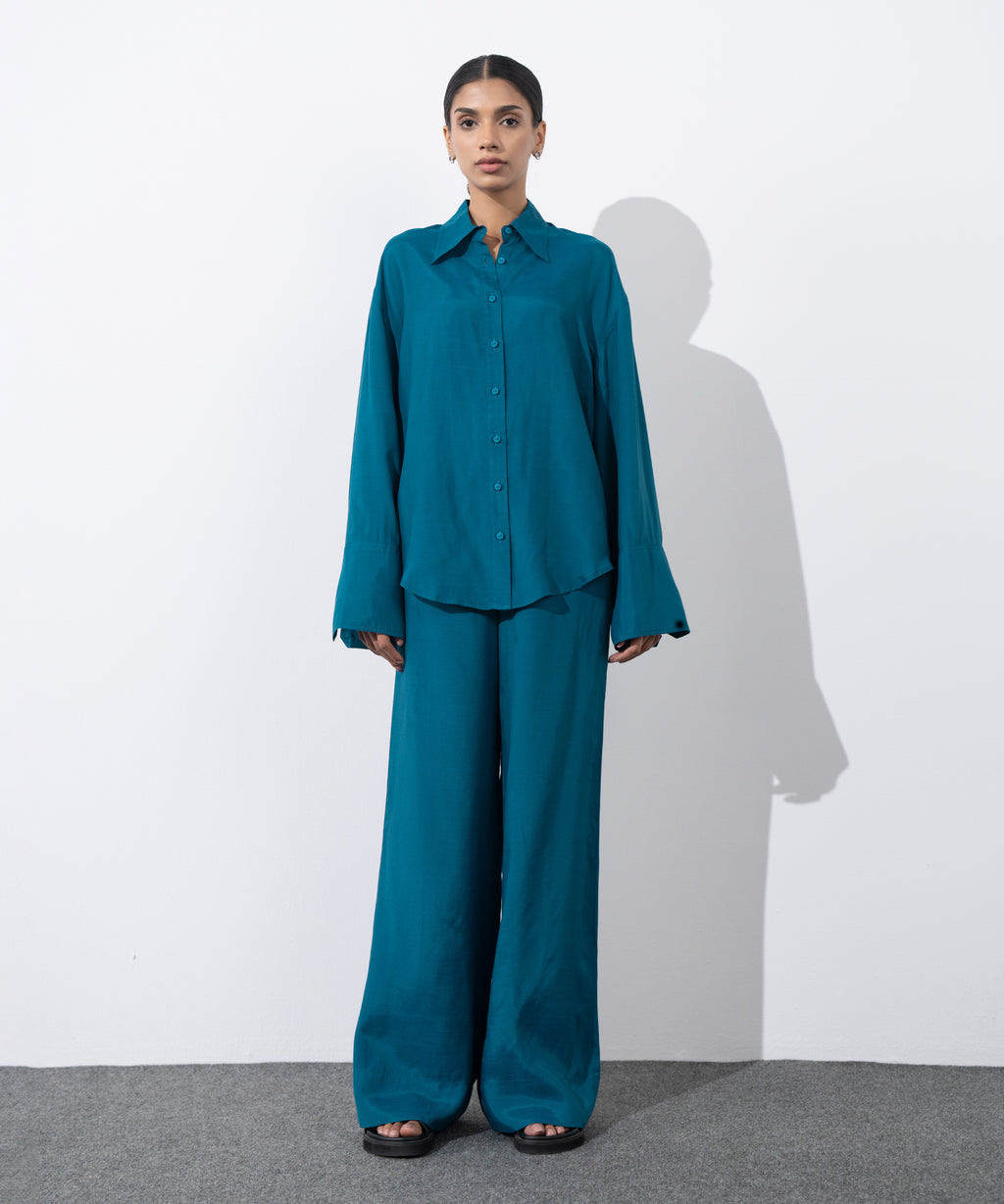 Shirt With Exaggerated Cuffs