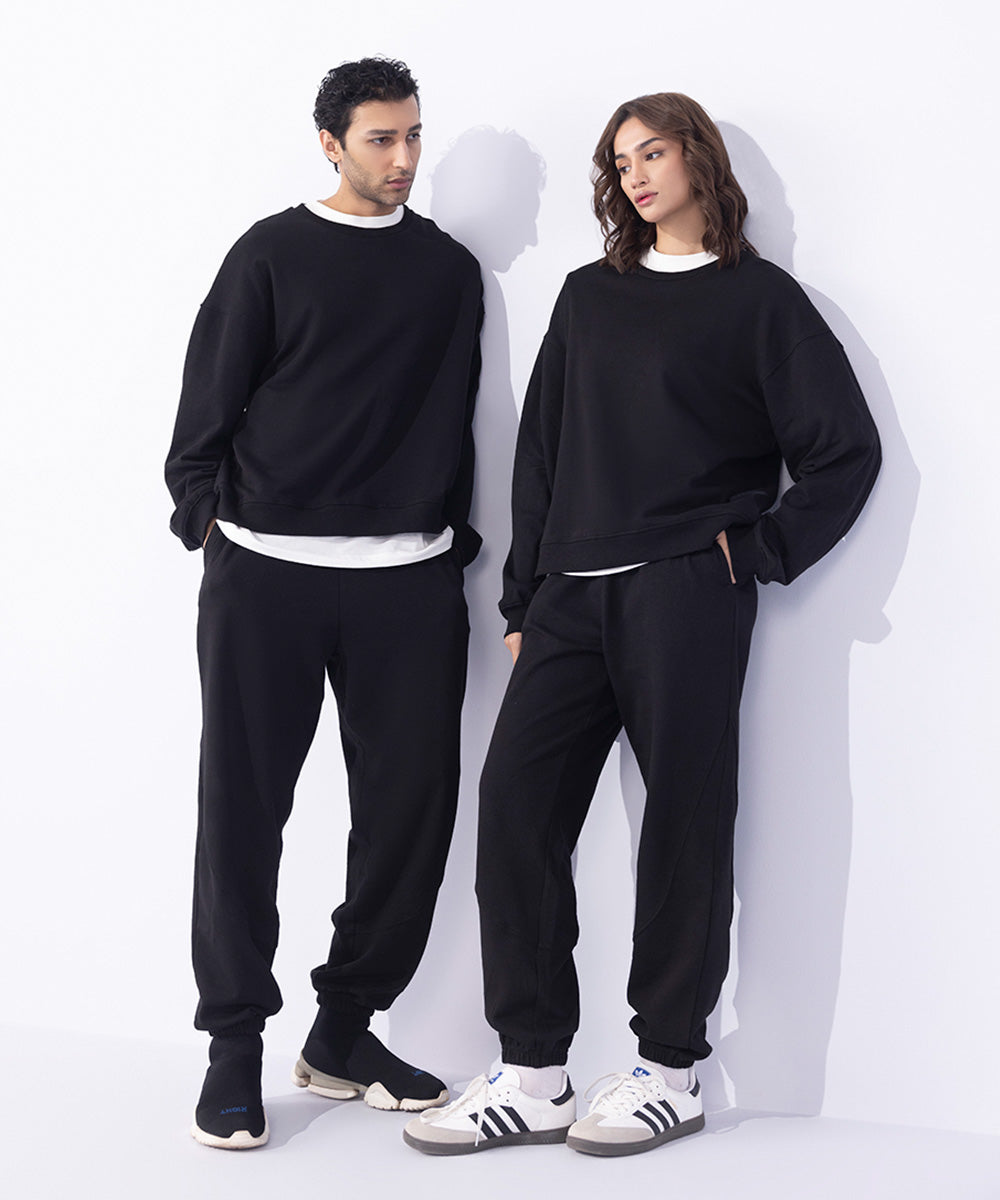 Unisex Western Wear Black Sweatshirt